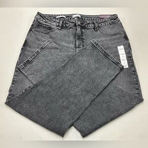 Womens High Rise Regular Fit Full Straight Leg Jeans